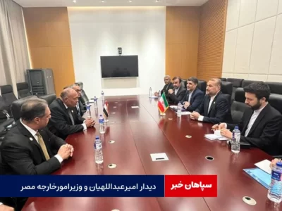 دیداروزیرامورخارجه ایران و مصر درباره آتش بس /تاکید برتوقف کامل جنگ در غزه