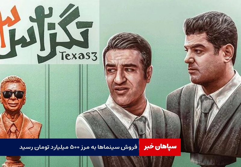 فروش سینماها به مرز ۵۰۰ میلیارد تومان رسید