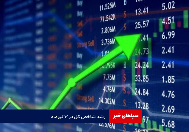 رشد شاخص کل بورس در سوم تیرماه