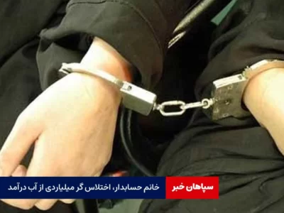 خانم حسابدار، اختلاس گر میلیاردی از آب درآمد!