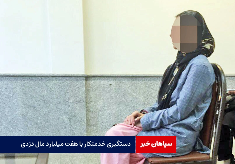 دستگیری خدمتکار با هفت میلیارد مال دزدی