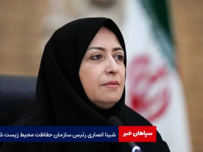 شینا انصاری، رئیس سازمان حفاظت محیط زیست شد