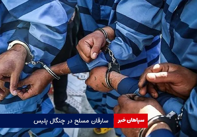 سارقان مسلح در چنگال پلیس