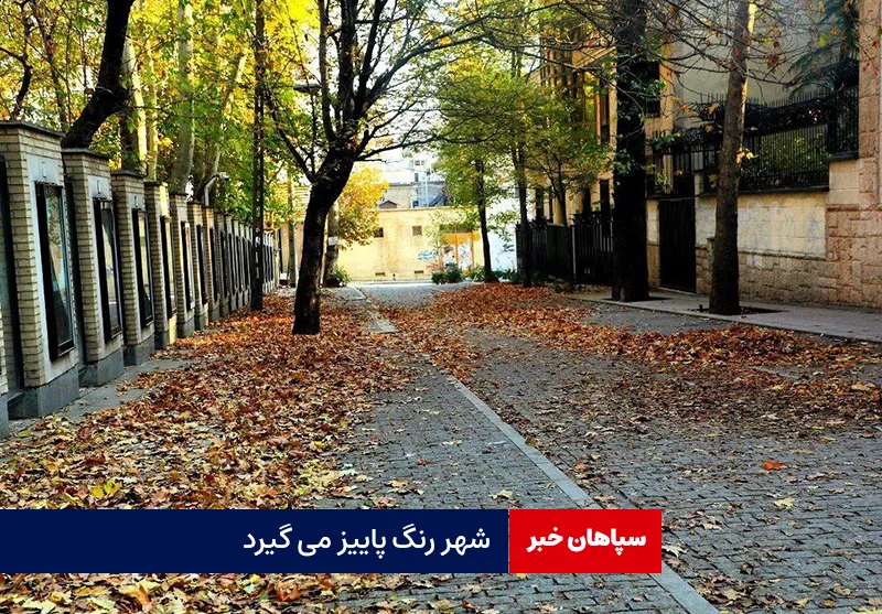 شهر رنگ پاییز می گیرد