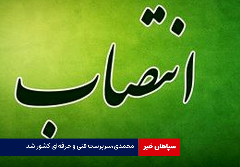 غلامحسین محمدی، سرپرست فنی و حرفهای کشور شد