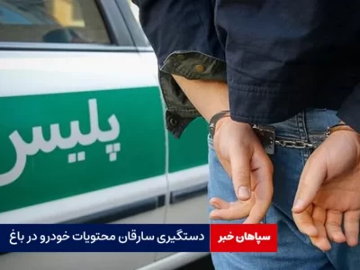 دستگیری سارقان محتویات خودرو در باغ