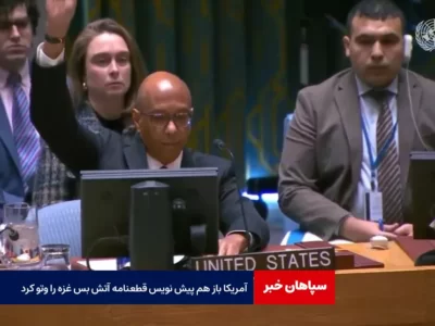 آمریکا باز هم پیش نویس قطعنامه آتش بس غزه را وتو کرد