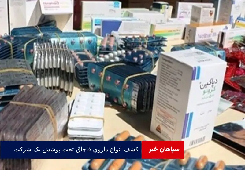 کشف انواع داروی قاچاق تحت پوشش یک شرکت