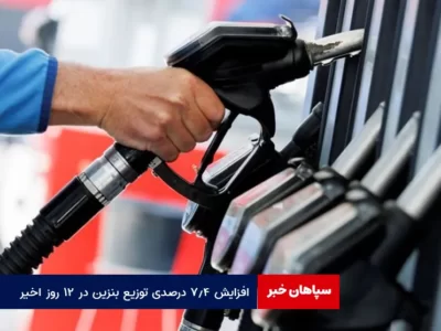 افزایش ۷.۴ درصدی توزیع بنزین در ۱۲ روز اخیر