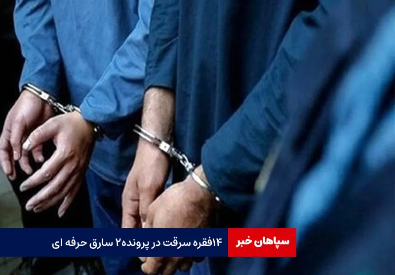 ۱۴ فقره سرقت در پرونده ۲ سارق حرفه ای