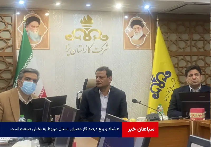 ۸۵ درصد گاز مصرفی استان مربوط به بخش صنعت است