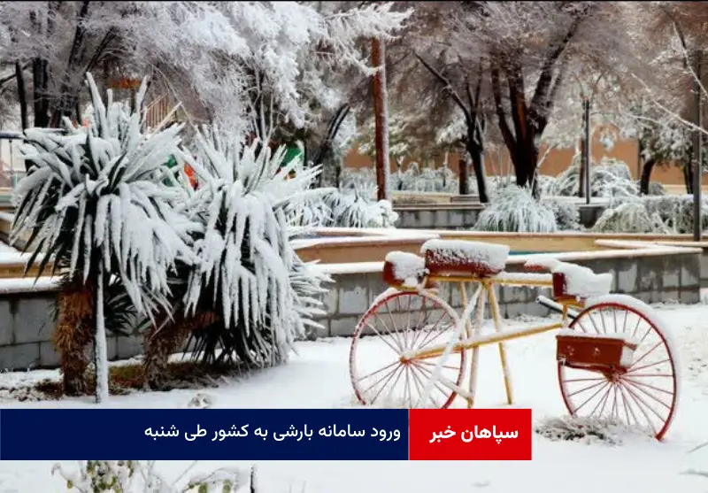 ورود سامانه بارشی به کشور طی شنبه