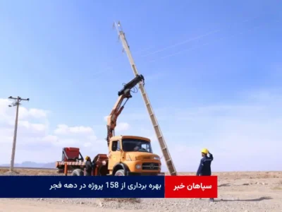 بهره برداری از ۱۵۸ پروژه در دهه فجر          