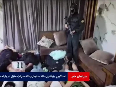 دستگیری بزرگترین باند سازمان‌یافته سرقت منزل در پایتخت