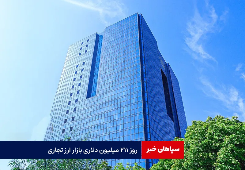 روز ۲۱۱ میلیون دلاری بازار ارز تجاری