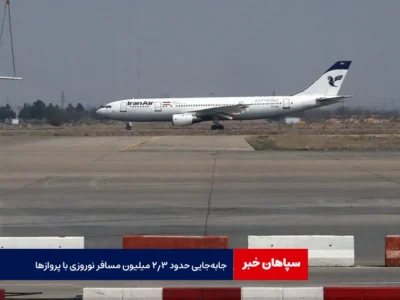 جابه‌جایی حدود ۲.۳ میلیون مسافر نوروزی با پروازها