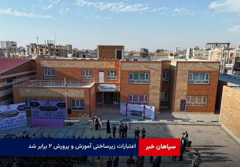 اعتبارات زیرساختی آموزش و پرورش ۲ برابر شد