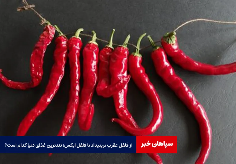 از فلفل عقرب ترینیداد تا فلفل ایکس؛ تندترین غذای دنیا کدام است؟