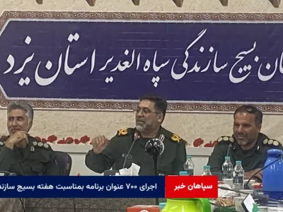 اجرای ۷۰۰ عنوان برنامه بمناسبت هفته بسیج سازندگی