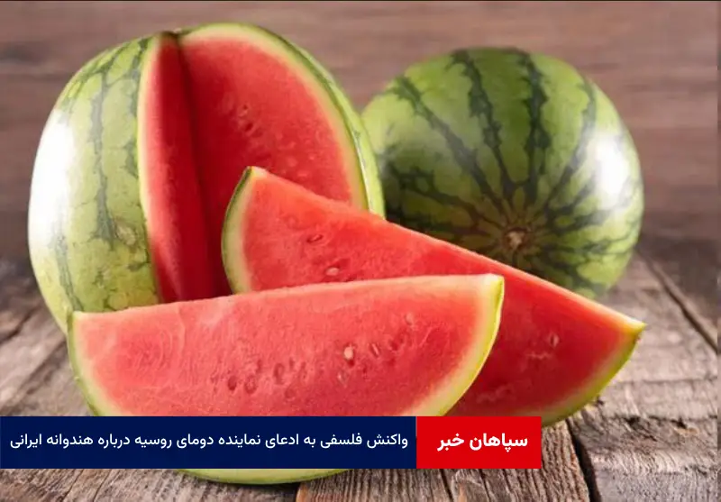 واکنش فلسفی به ادعای نماینده دومای روسیه درباره هندوانه ایرانی