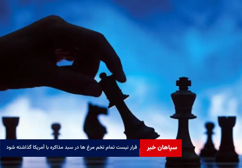 قرار نیست تمام تخم مرغ ها در سبد مذاکره با آمریکا گذاشته شود