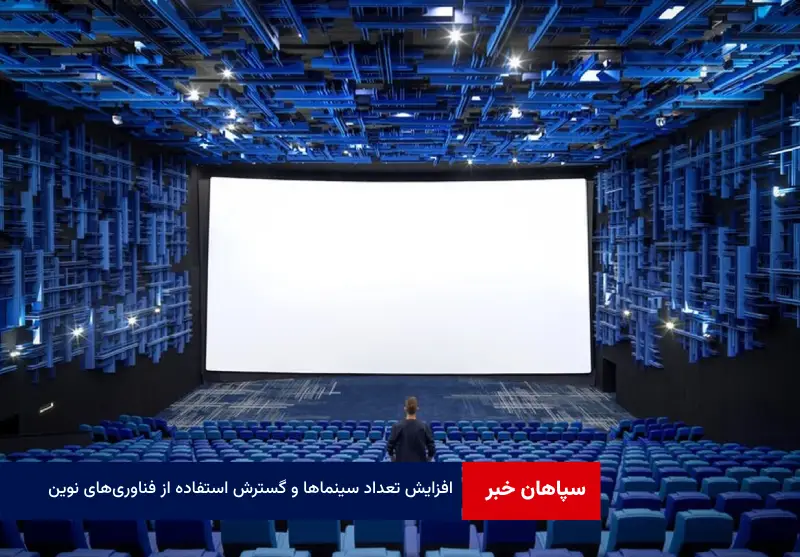 افزایش تعداد سینماها و گسترش استفاده از فناوری‌های نوین