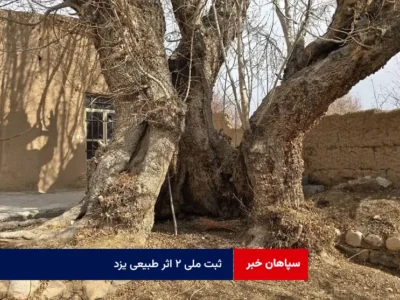 ثبت ملی ۲ اثر طبیعی یزد