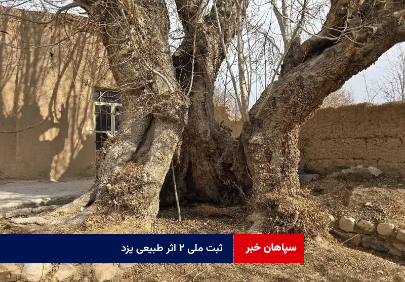 ثبت ملی ۲ اثر طبیعی یزد