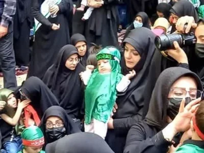 چهارباغ اصفهان همایش شیرخوارگان حسینی