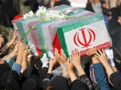 تشییع پیکر مطهر ۱۱ شهید تجاوز رژیم صهیونیستی در اصفهان