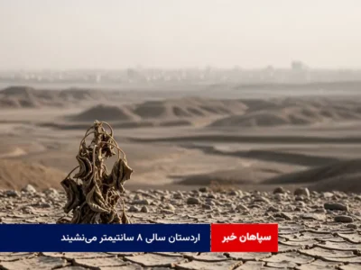 اردستان سالی ۸ سانتیمتر می‌نشیند