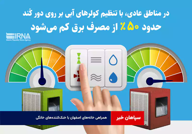 همراهی خانه‌های اصفهان با خنک‌کننده‌های خانگی  