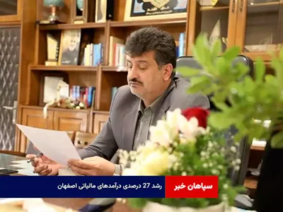 رشد ۲۷ درصدی درآمدهای مالیاتی اصفهان