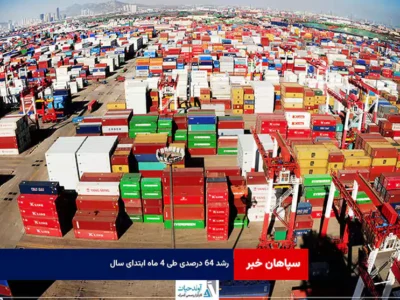 رشد ۶۴ درصدی طی ۴ ماه ابتدای سال