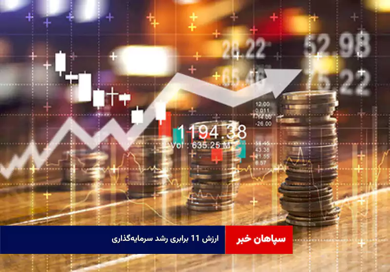 ارزش ۱۱ برابری رشد سرمایه‌گذاری