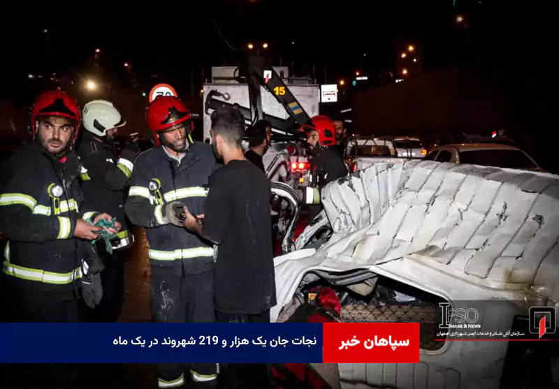 نجات جان یک هزار و ۲۱۹ شهروند در یک ماه