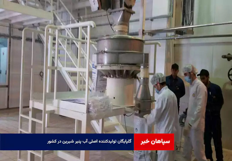 گلپایگان تولیدکننده اصلی آب پنیر شیرین در کشور