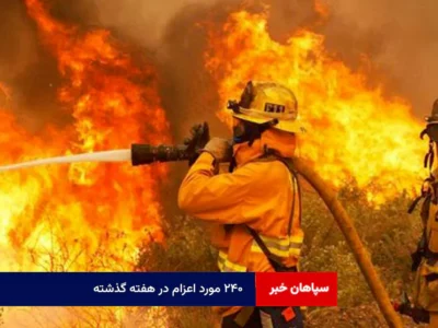 ۲۴۰ مورد اعزام در هفته گذشته