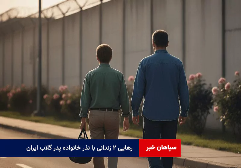رهایی ۲ زندانی با نذر خانواده پدر گلاب ایران