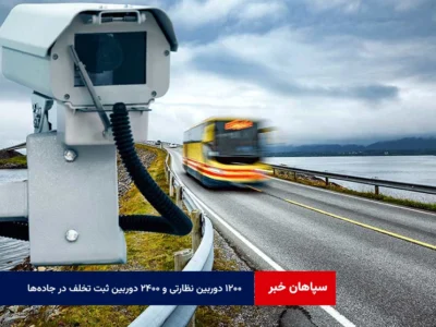 ۱۲۰۰ دوربین نظارتی و ۲۴۰۰ دوربین ثبت تخلف در جاده‌ها