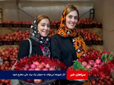 انار شهرضا میتواند به عنوان یک برند ملی مطرح شود
