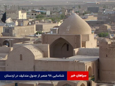 شناسایی ۹۸ عنصر از جدول مندلیف در اردستان