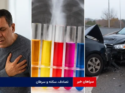 تصادف، سکته و سرطان