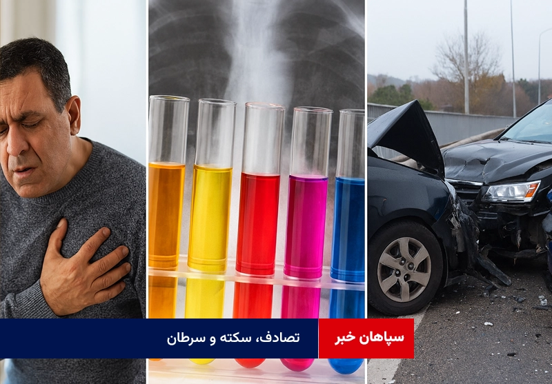 تصادف، سکته و سرطان