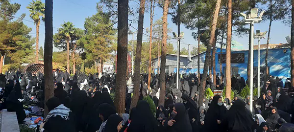 آیین پرفیض نماز باران در گلستان شهدا 1 golestan shohada