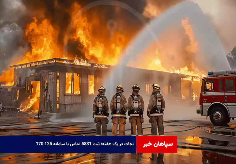 ۱۷۰ نجات در یک هفته؛ ثبت ۵۸۳۱ تماس با سامانه ۱۲۵