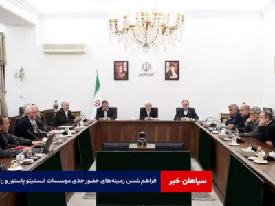 فراهم شدن زمینه‌های حضور جدی موسسات انستیتو پاستور و رازی در منطقه و جهان