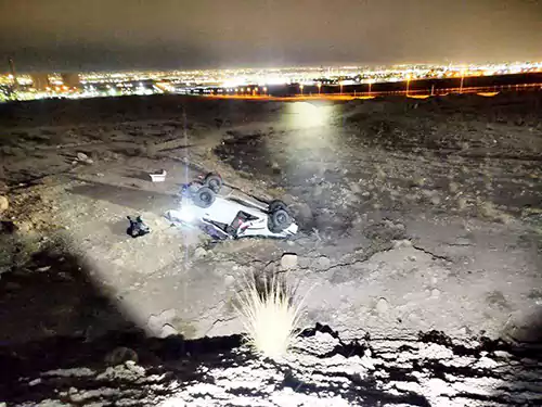 واژگونی سمند شاهین شهر یک فوتی و یک مصدوم برجای گذاشت