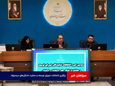 برگزاری انتخابات شورای توسعه و حمایت تشکل‌های مردم‌نهاد