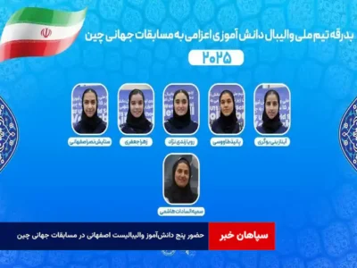 حضور پنج دانش‌آموز والیبالیست اصفهانی در مسابقات جهانی چین